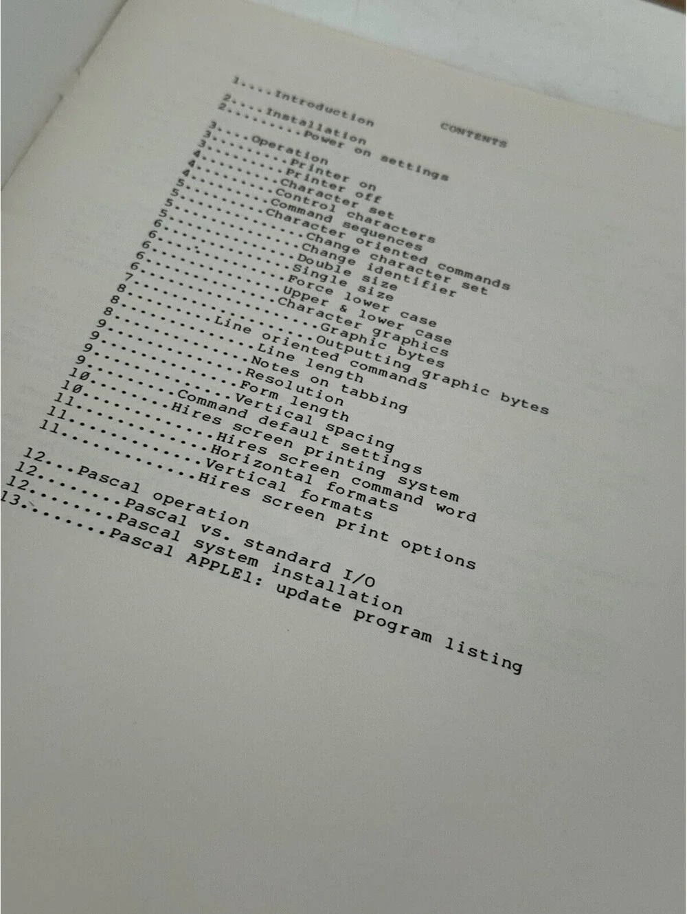 Apple II Interface  User Instructions , Vintage